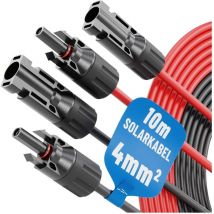 Absina - Solarkabel-Set 910003, MC4, 2x 10 m, 4 mm²