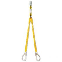 Steelpro - Absorbedor Seguridad 1,50Mt Elastico Cinta 'Y'/Mosquetones Steel