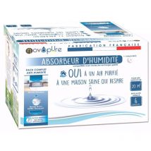 Novopure - Absorbeur d'humidité medium 20m² + 1 recharge