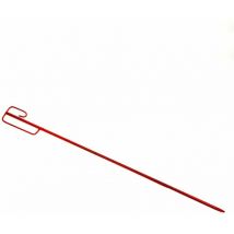 Safire - Absperrleinenhalter Laterneneisen mit uvv Sicherheitsbügel 1,23 m rot