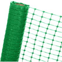 Haga - Absperrzaun 1,2m x 25m Bauzaun Schutznetz Zaun Baustellenzaun 120g/m² in grün