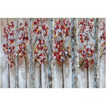 Kuateh - Abstrakt Gemälde Kuatéh 120 x 80 cm Herbstbäume Ölgemälde