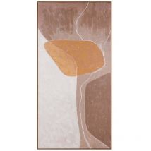 FIJALO Abstraktes Gemälde 80% handgemalt 90x4x180 cm – Mehrfarbig – Fasern