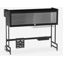 Ahd Amazing Home Design - Abtropfgestell auf der Spüle schwarz 105x30x78cm Sover Plus