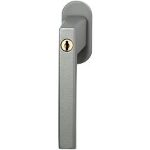 Abus - Fenstergriff fg 110 silber Griff abschließbar Fensterklinke mit Schloss