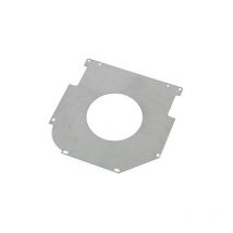 Abweisblech für 45 Grad Blendkappen - 250 mm - ø 72 mm