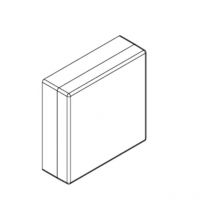 Abzweigdose für mini-kanäle Arnocanali 66x66x31 mm aus dunklem holz - sd553.52