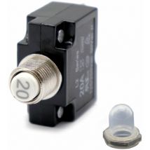 Asupermall - Ac 125/250V 20A Reinitialiser Interrupteur Thermique Protection Contre Les Surcharges Disjoncteur Surcharge Protecteur,Noir