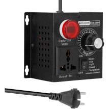 Ac 220V 10A 4000W Kompaktregler Variable Spannung Geschwindigkeit Tragbare Temperatur Lichtspannung einstellbarer Dimmer