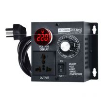 Ac 220V 4000W Compact Controller Variable Tension Vitesse Portable Temperature Lumiere Tension Adjuatable Dimmer