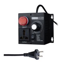 Shmshng - Ac 220V 4000W Compact Controller Variable Tension Vitesse Portable Temperature Lumiere Tension Adjuatable Dimmer