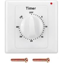 Sjqka - ac 220V Timer Switch Pump High Performance Electronic Control Mechanical Countdown Socket Time Switch-30min