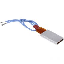 Ineasicer - ac dc 12 v PTC-Heizelement, Aluminiumgehäuse, Keramik-Heizplatte, Keramik-Thermostat, Miniatur-Heizung anwendbar (110 °C, 3 – 10 w)