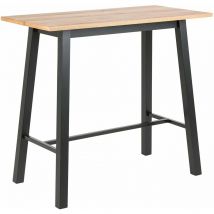 Petra Tavolo da Bar, Legno, Quercia Selvatica, 58 x 117 x 105 cm - Ac Design Furniture