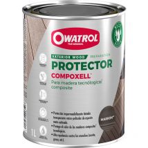 Owatrol - Restaurador de cubiertas de madera composite compoxell Gris (ow16) 2,5 litros