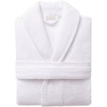 Accappatoio bianco 100% Cotton 360GSM s/m - Bianco