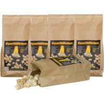 Accendino per camino RaiffeisenWaren, accendifuoco, palle di fuoco (accendino ecologico, realizzato con prodotti naturali - cera, legno naturale