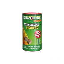 Allume-cigare e'cologique 100 cubes allume-feu pour barbecues et chemine'es - Diavolina