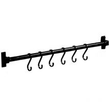 Qiyao - Accesorio de almacenamiento de cocina, gancho de cocina, utensilio de cocina, barra para colgar, estante para trapos, sin espacio para