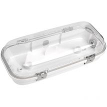 Normalux - Caja envolvente estanca para luz de emergencia 'Stylo' IP65/IK10 28,7x13,4x8,6cm color blanco