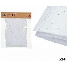 Krist+ - Accesorio para Belén de Navidad Alfombra Blanco 50 x 0,01 x 50 cm (24 Unidades)