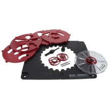 Accesorio para fresadora, patrones e incrustaciones Milescraft