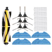 Proscenic - Accesorios para barredoras cepillo lateral 811GB, cepillo principal 911S, kit de filtro y trapo