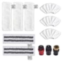 Andyou - Accesorios para Karcher Easyfix SC2 SC3 SC4 SC5 Paños de microfibra Paños de fregona Cepillos de boquilla redonda para limpiadores de vapor