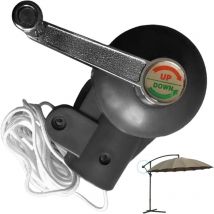 Coavas - Accessoire de Parasol Déporté Pièces de Rechange pour Manivelle Poignée Parasol Set de Pièces de Support, Manivelle