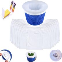 Accessoire de piscine,Chaussette piscine,Chaussette filtre Piscine,Prefiltre Réutilisable et Super Élastique pour Peuvent Emprisonner