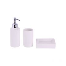 Accessoire de salle de bains céramique, blanc