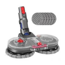 Accessoire de Vadrouille éLectrique pour Aspirateur Dyson V12 Detect Slim avec 6 Tampons de Vadrouille et RéServoir D'Eau Amovible