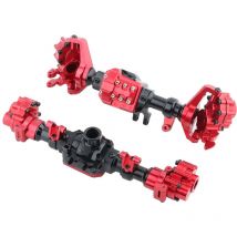 Rapanda - Accessoire de voiture modèle essieux de portail avant arrière en métal pour Traxxas TRX-4 1/10 Scale rc Crawler