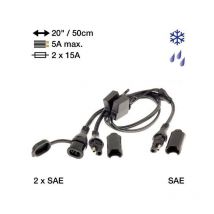 Accessoire dédoubleur câble en y Tecmate optimate O5 SAE75