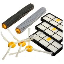 Accessoire pour aspirateur-8PCS Accessoire iRobot Kit de Remplacement Accessoires pour iRobot Roomba 800-900 Series, 880-860-870-871-980-990 Robots