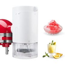 Coocheer - Accessoire pour glace à raser pour batteurs sur socle KitchenAid, accessoire pour rasoir à glace, accessoire pour cône à neige, blanc