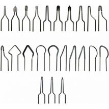 Jalleria - Accessoire pour graveur et outil de précision 23 Pièces Pointes Pyrogravure, Kit De Pointes Pyrogravure Réglables, Embout Pyrogravure En