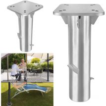 Hengmei - Accessoire pour parasol Pied de parasol en métal pour parasol (1 pièce)