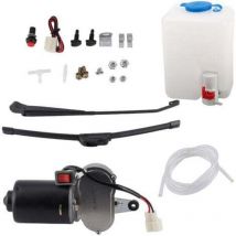 Accessoires automobiles de réservoir de lave-glace, Kit d'assemblage d'essuie-glace électrique, bras de lame de moteur, tuyau de pulvérisation pour