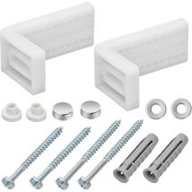 Roleader - Accessoires De Fixation De Toilettes,Vis Fixation Cuvette Wc Kit De Fixation Au Sol Pour Cuvette De Wc Vis Fixation Abattant Wc-Jeu De Vis