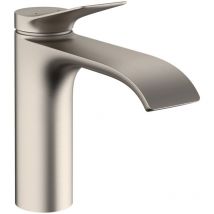 Accessoires de lavabo avec bonde à levier, économie d'énergie (CoolStart), robinet de salle de bain, hauteur de bec 110 mm, mitigeur de lavabo,
