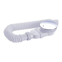 Accessoires de vidange de baignoire tout en cuivre, tuyau de vidange de baril de bain pop-up pour salle de douche, tuyau de vidange de déodorant de