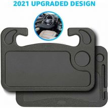 Hyy Ar - Plateau de volant de voiture double face - Portable, polyvalent