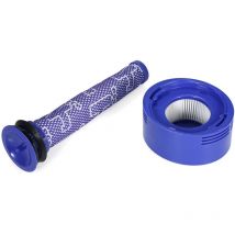Decdeal - Accessoires pour aspirateur Dyson V7 V8 - Jeu de 2 pièces (filtre avant + filtre arrière)