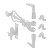 Store Menuiserie - Espagnolette, Aluminium, Blanc, pour Volet Battant, Fermeture pour Volet Battant