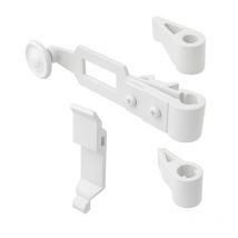 Store Menuiserie - Espagnolette, Kit complet, Blanc, Composite, pour Volet Battant, Ferrure de Volet