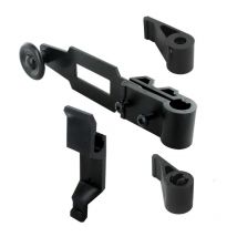 Espagnolette, Kit complet, Noir, Composite, pour Volet battant, Fermeture pour Volet