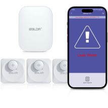 Coocheer - BALDR-Alarme de fuite d'eau, alarme intelligente de téléphone portable, décibel 100db, appel dans toute la maison, inspection intelligente