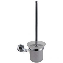 Porta scopino a parete linea diosa cromo - fiss. con viti