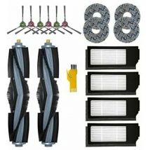 Alovez - Accessori di ricambio per robot aspirapolvere Ecovacs Deebot X1 Omni, X1 e Omni, X1 Turbo, T10 Turbo/Omni, 1 spazzola, 2 filtri, 6 spazzole